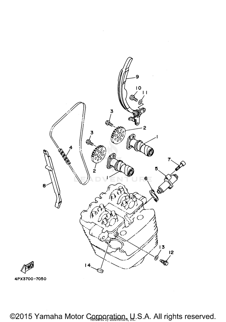 Camshaft Chain Schematic