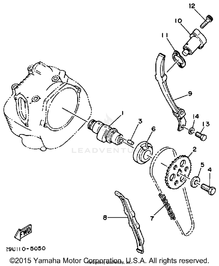 Camshaft-Chain Schematic