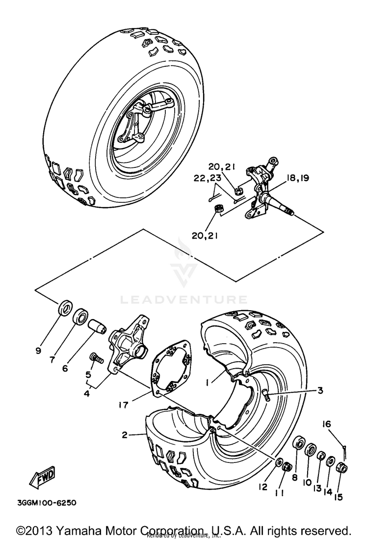 Front Wheel Schematic