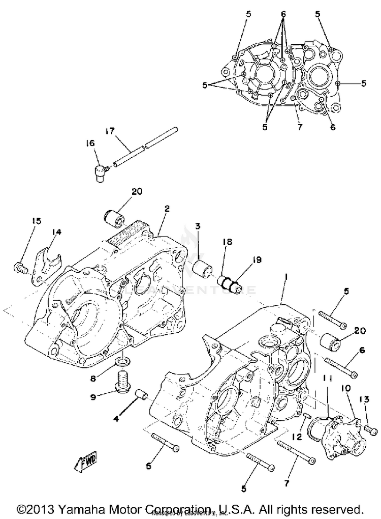 Crankcase Schematic