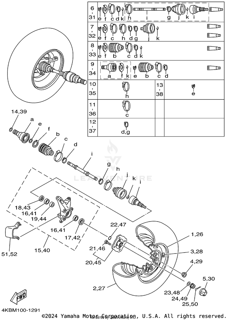 Front Wheel Schematic