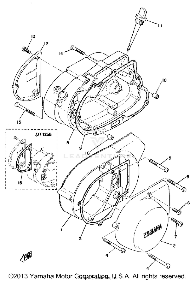 Crankcase Cover Schematic