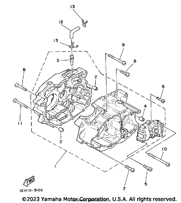 Crankcase Schematic