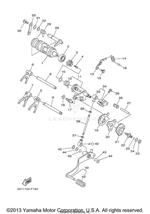 Shift Cam Fork Schematic