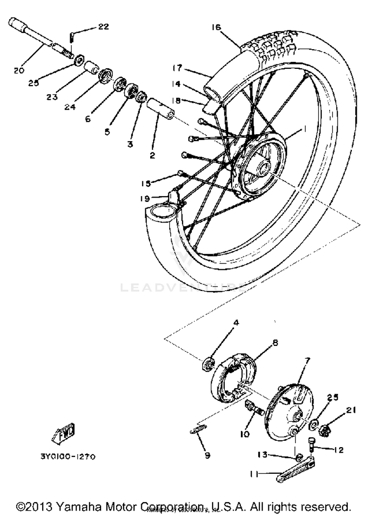 Front Wheel Schematic