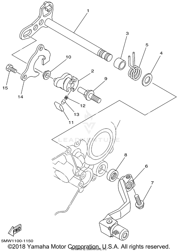Shift Shaft Schematic