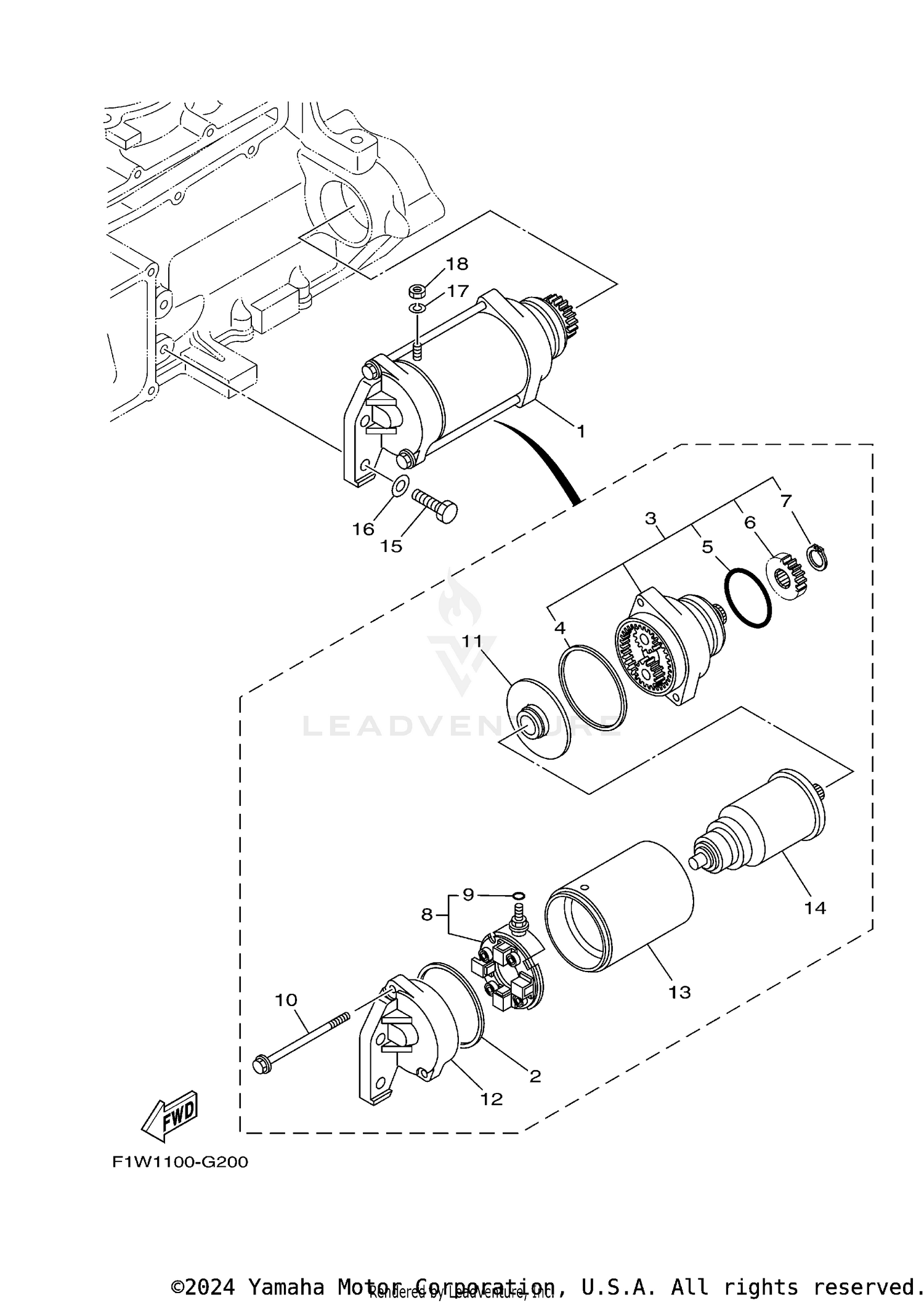 STARTING MOTOR