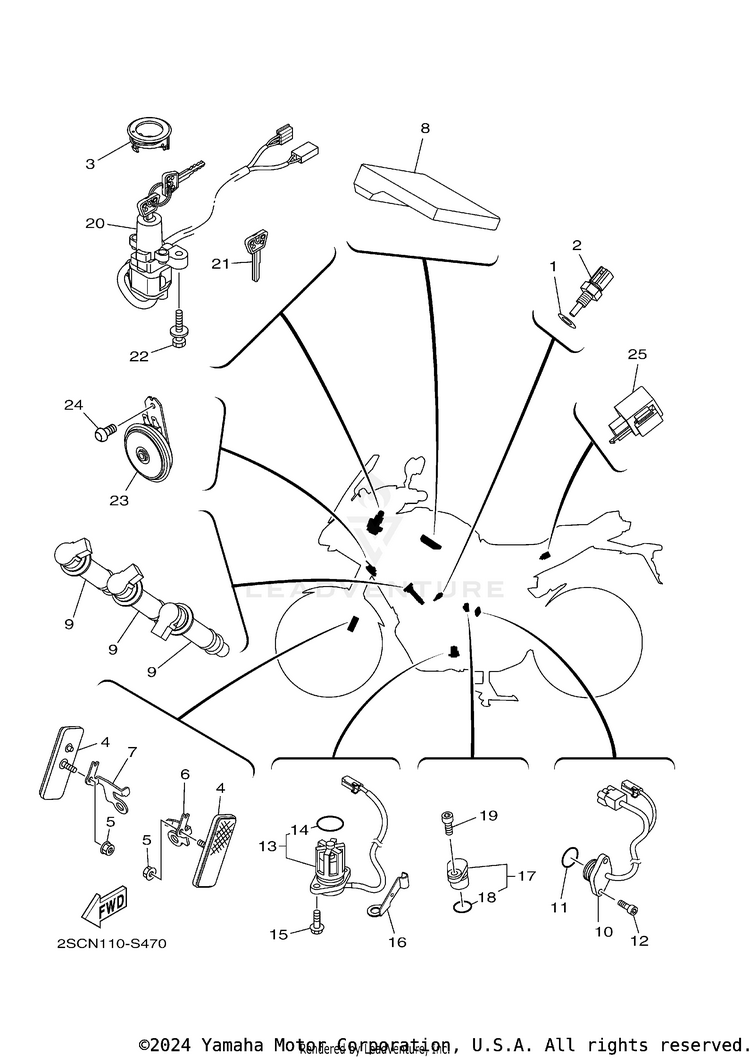 Electrical 2 FJ09 CA - FJ09HCL - 2017 Schematic
