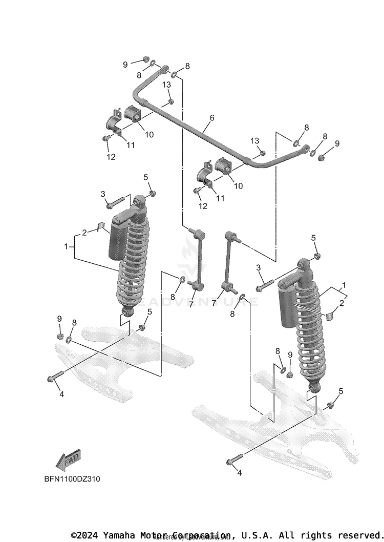 Rear Suspension Schematic
