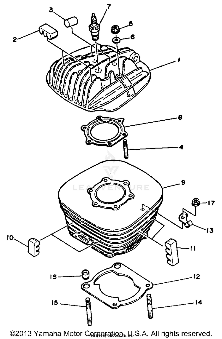Cylinder BLASTER - YFS200B_MN - 1991 Schematic