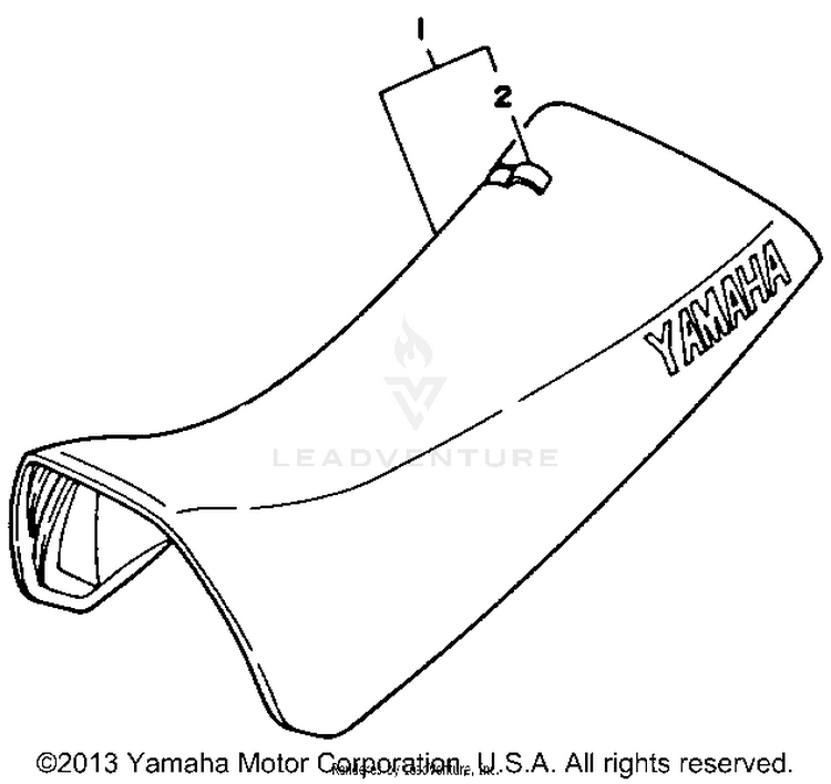 Seat BLASTER - YFS200D - 1992 Schematic