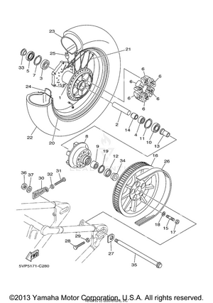 Rear Wheel Schematic