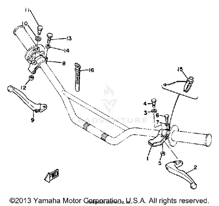 Handle Switch-Lever Schematic
