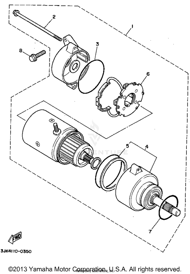 Starting Motor Schematic