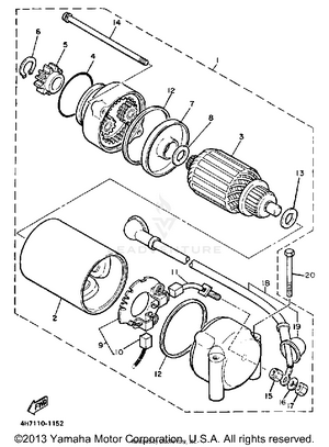 Starting Motor Schematic