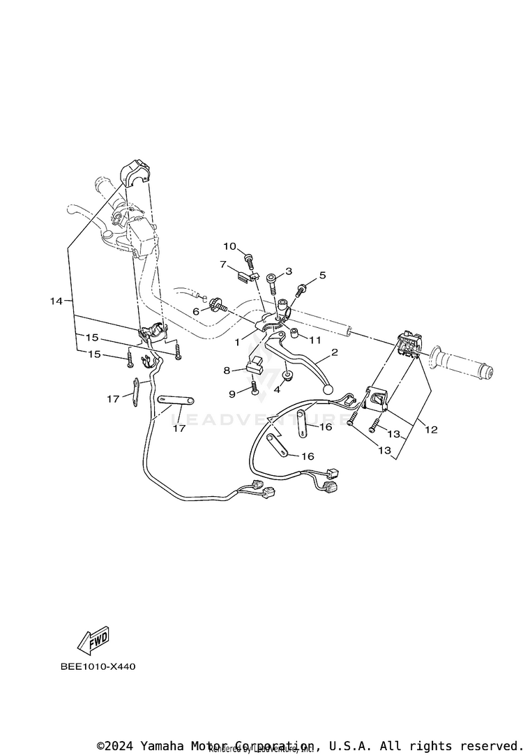 Handle Switch & Lever Schematic