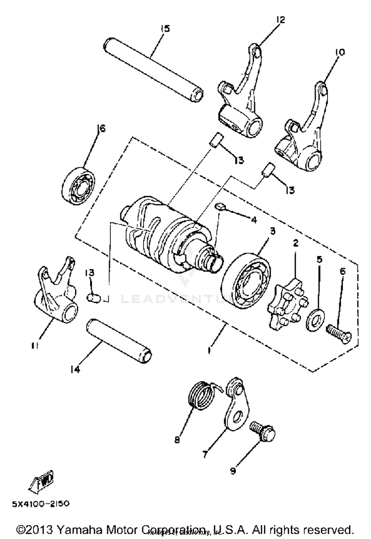 Shift Cam - Fork Schematic