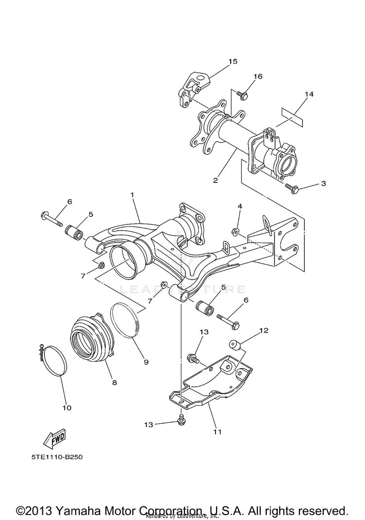 Rear Arm Schematic