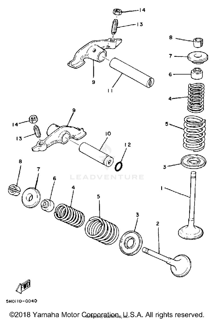 Valve BIG WHEEL - BW200S - 1986 Schematic