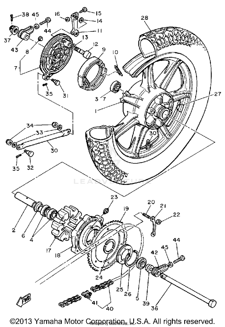 Rear Wheel Schematic