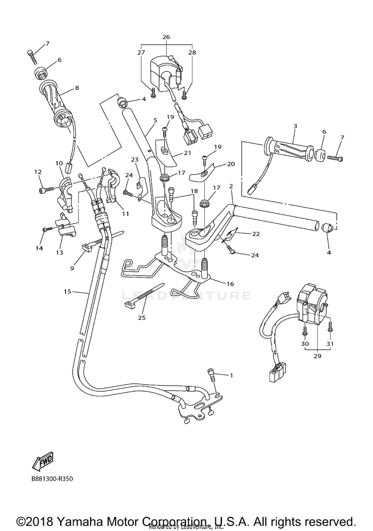 Steering Handle Cable Schematic