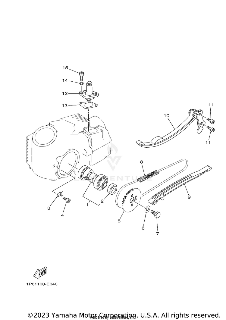 Camshaft & Chain Schematic