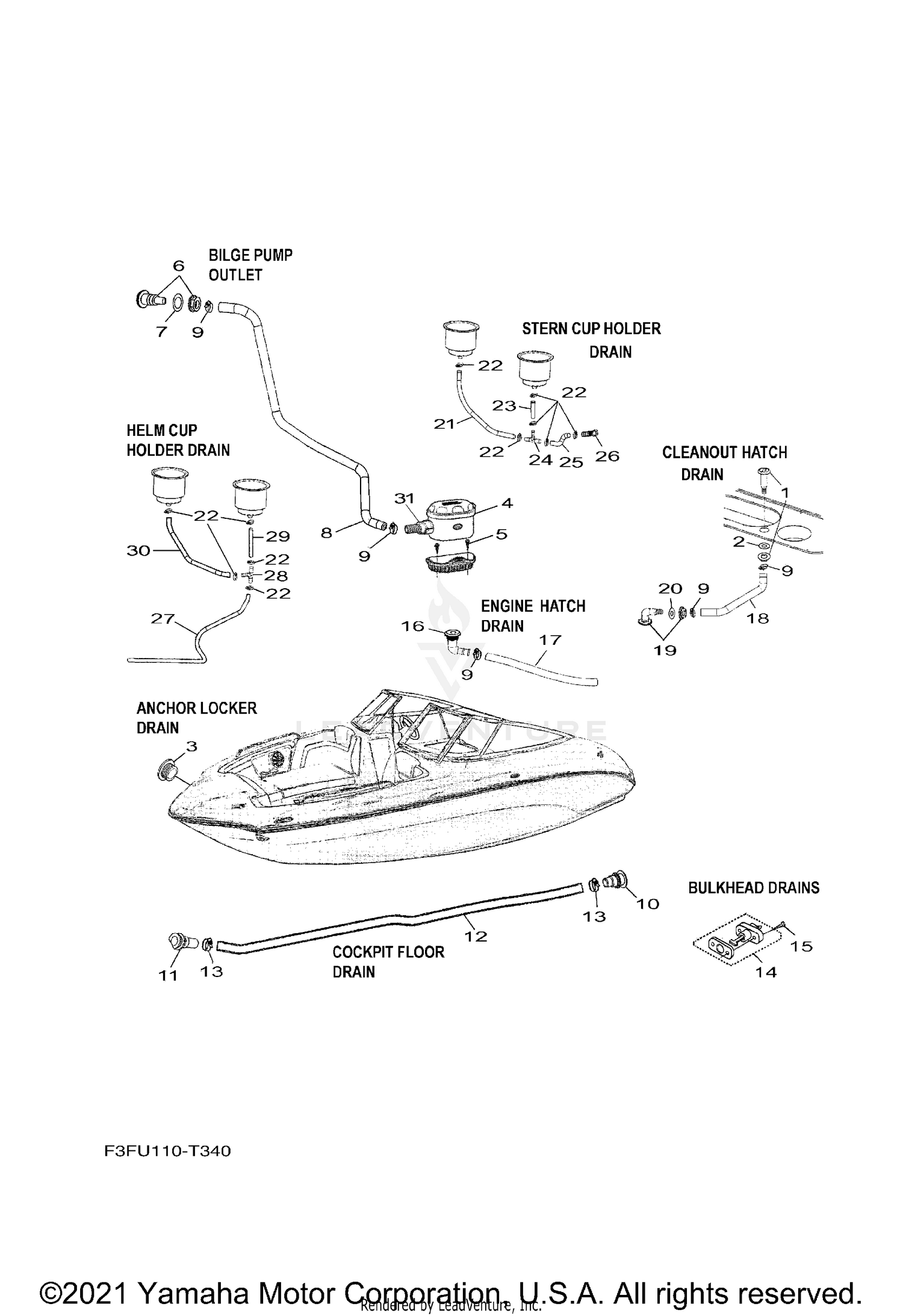 DECK DRAIN FITTINGS