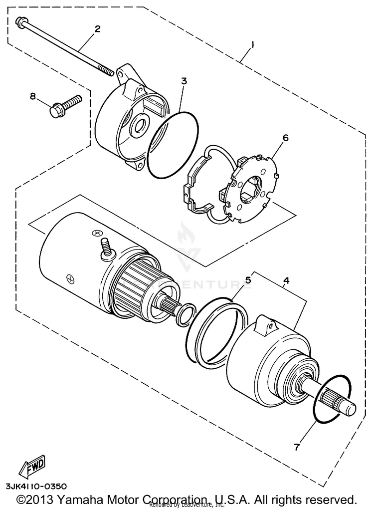 Starting Motor Schematic