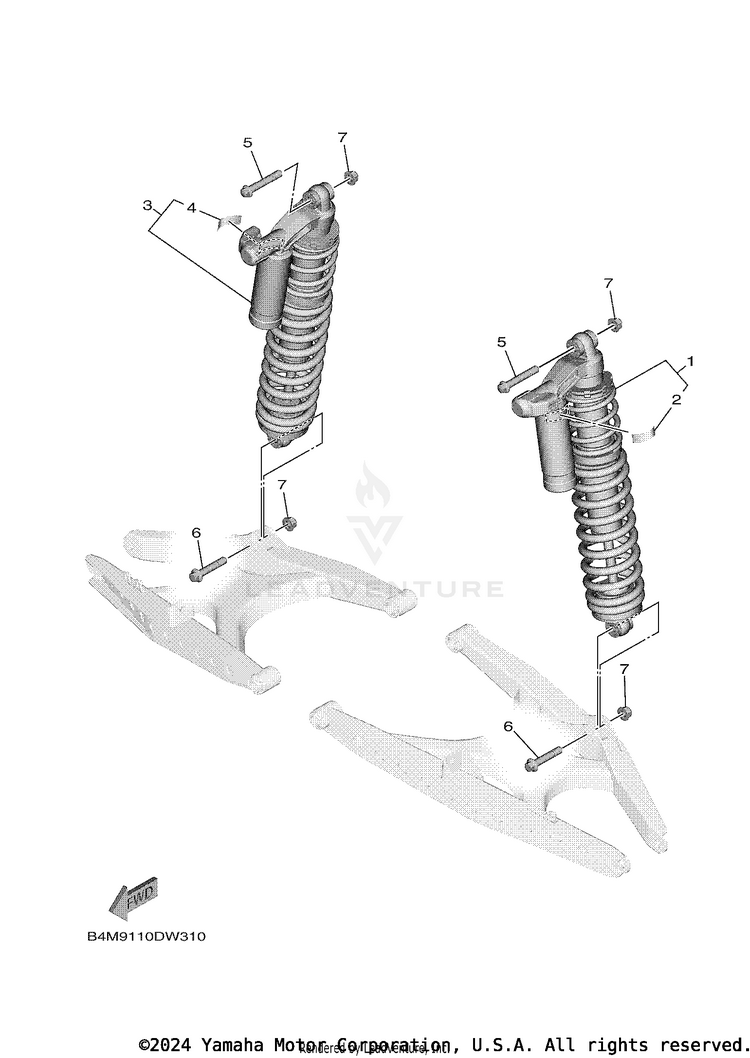 Rear Suspension Schematic