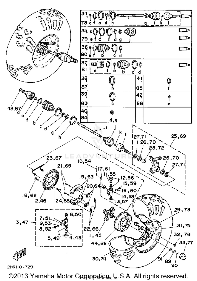 Front Wheel Schematic