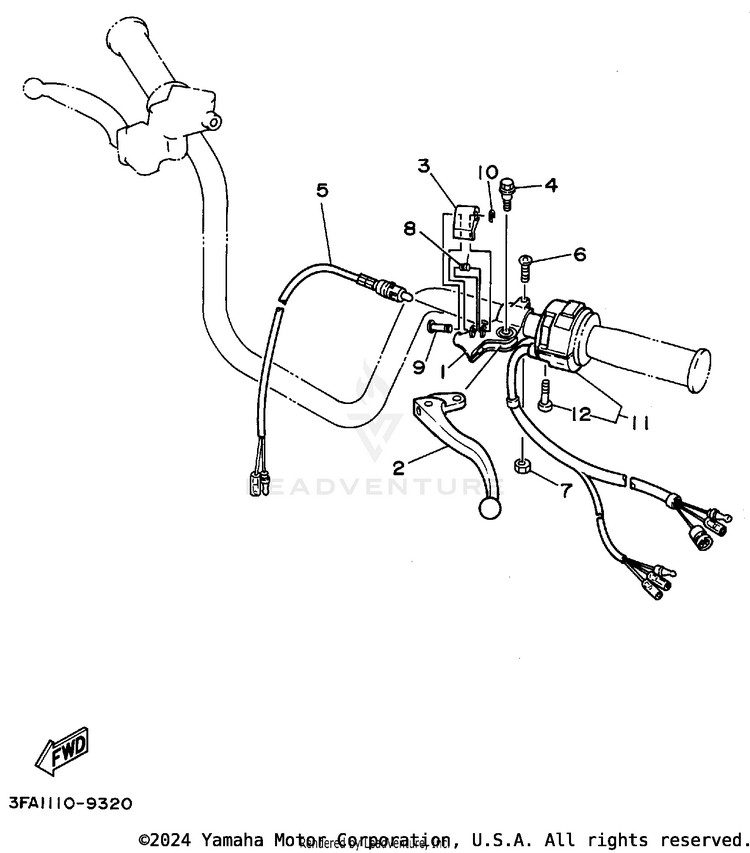 Handle Switch Lever Schematic