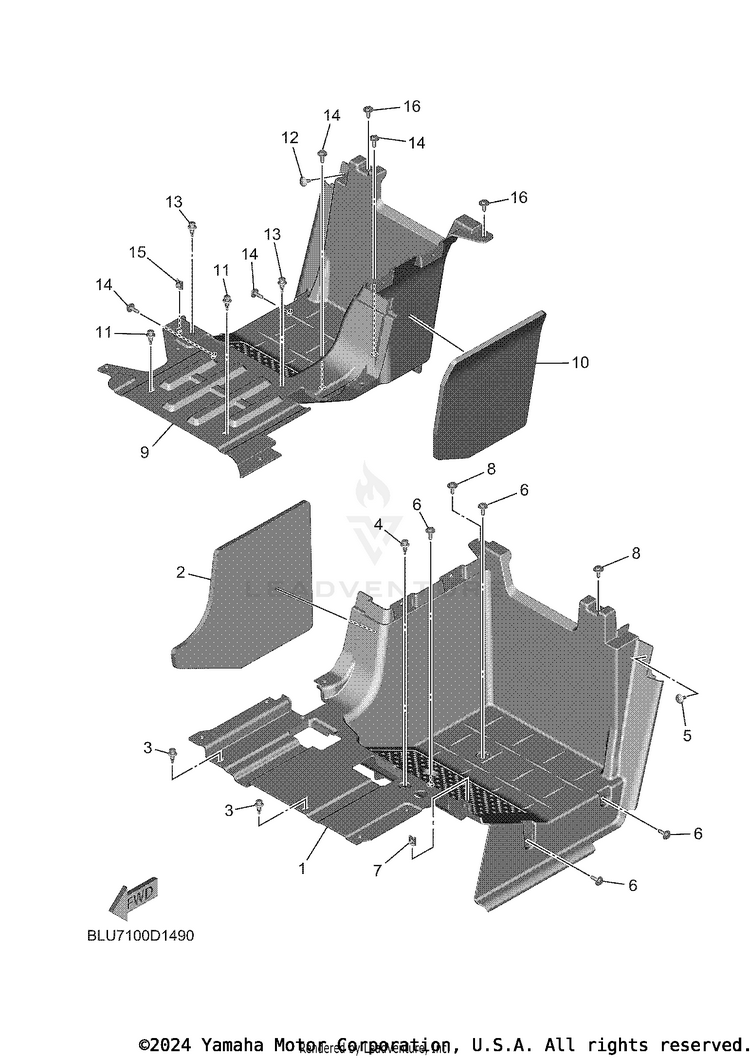 Stand & Footrest 2 Schematic