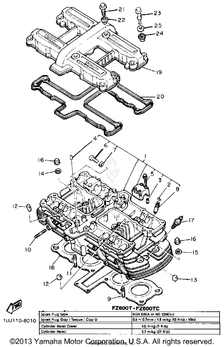 Cylinder Head Schematic