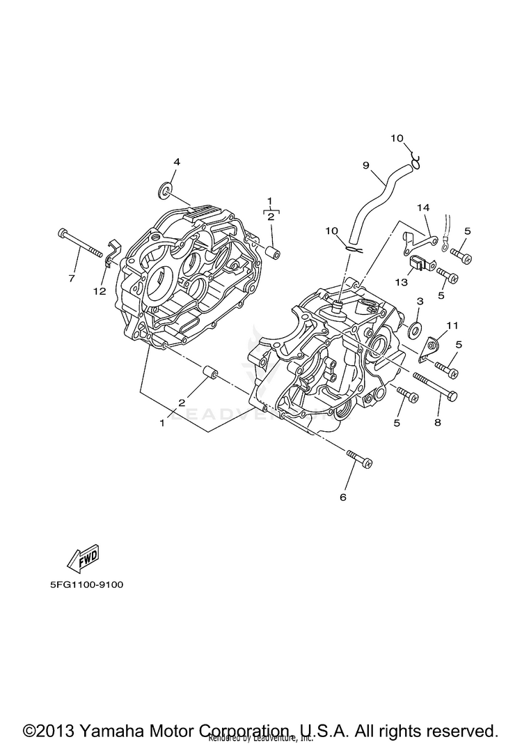 Crankcase Schematic