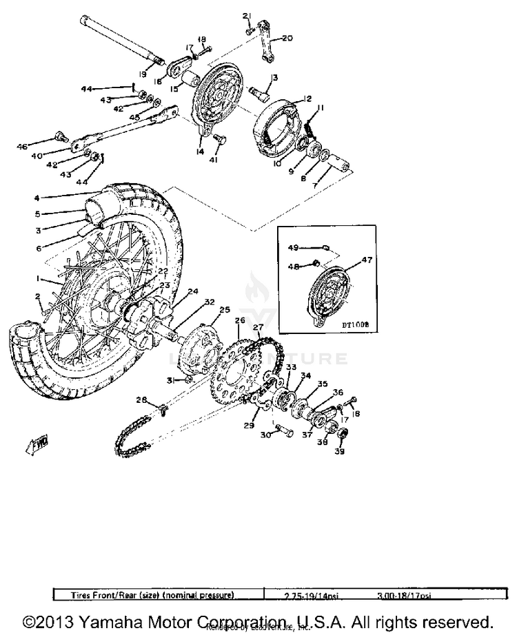 Rear Wheel Schematic