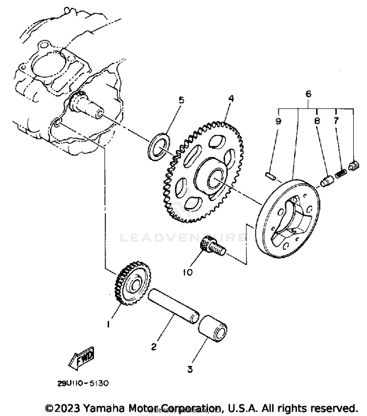 Starter Clutch Schematic