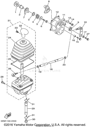 Shift Shaft Schematic