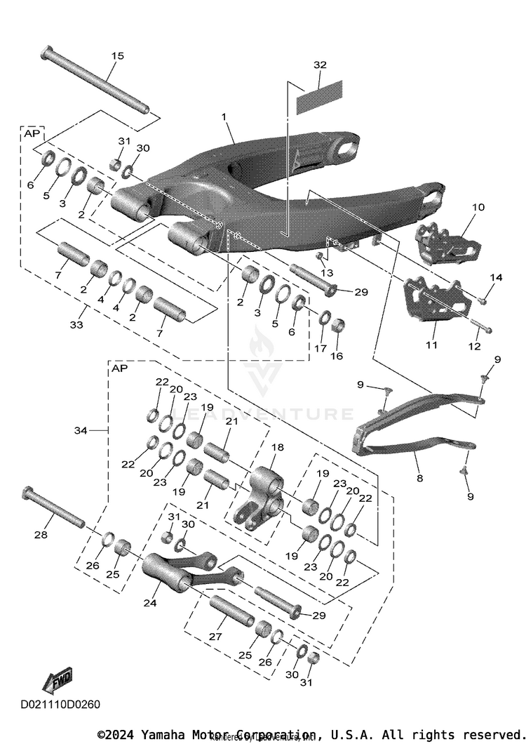 Rear Arm Schematic