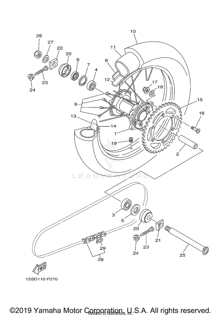 Rear Wheel Schematic