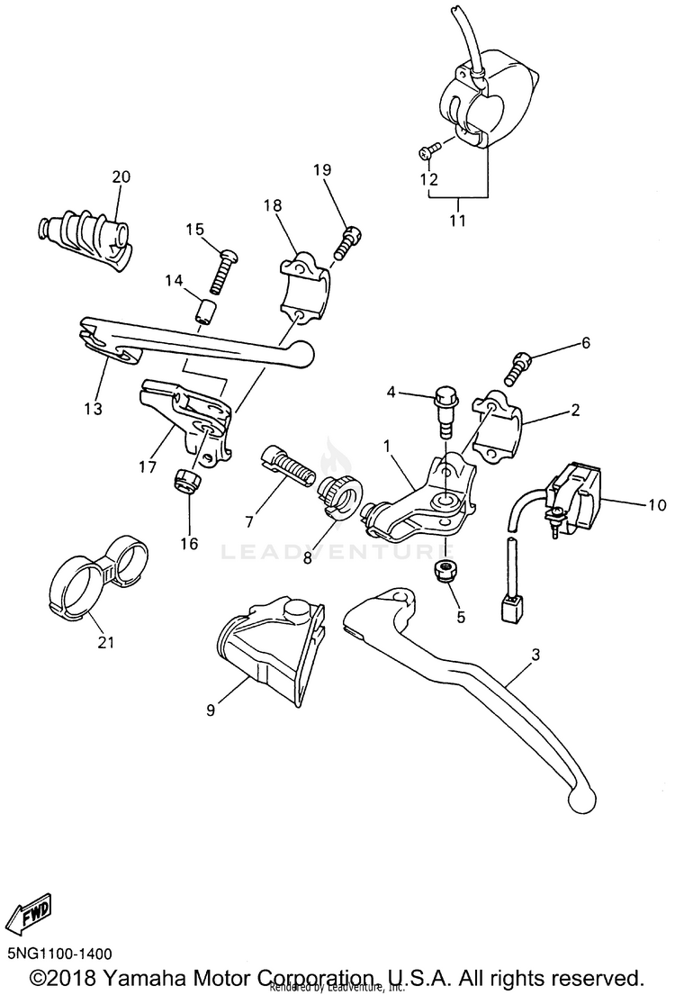 Handle Switch Lever Schematic