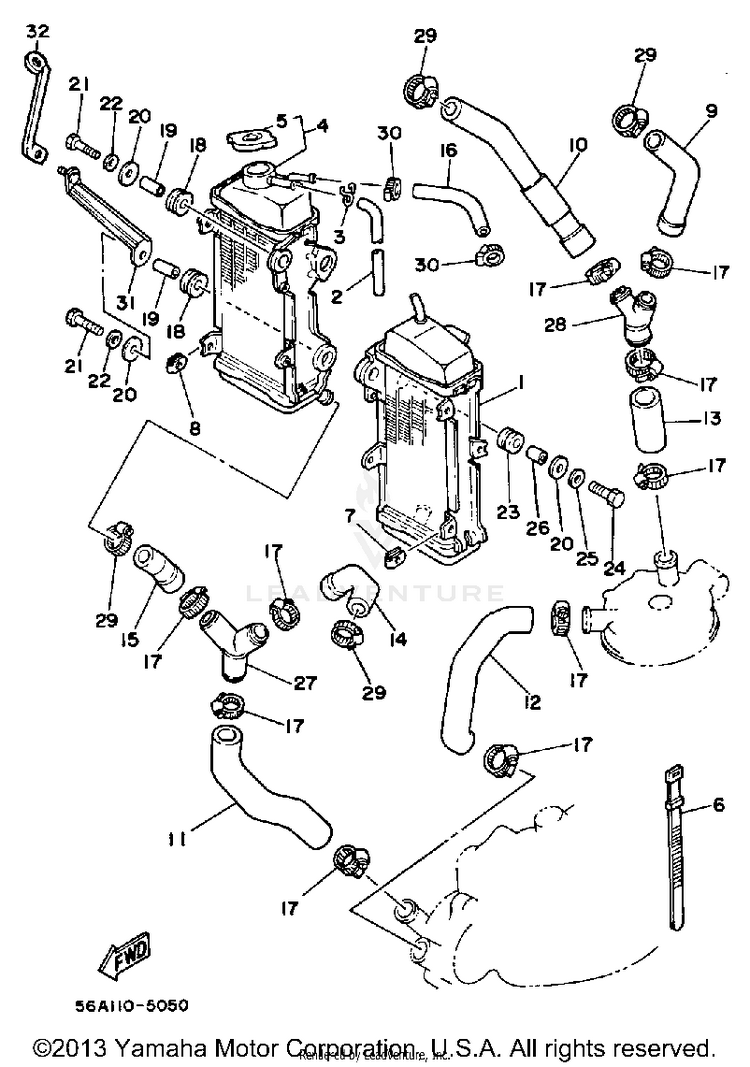 Radiator-Hose Schematic