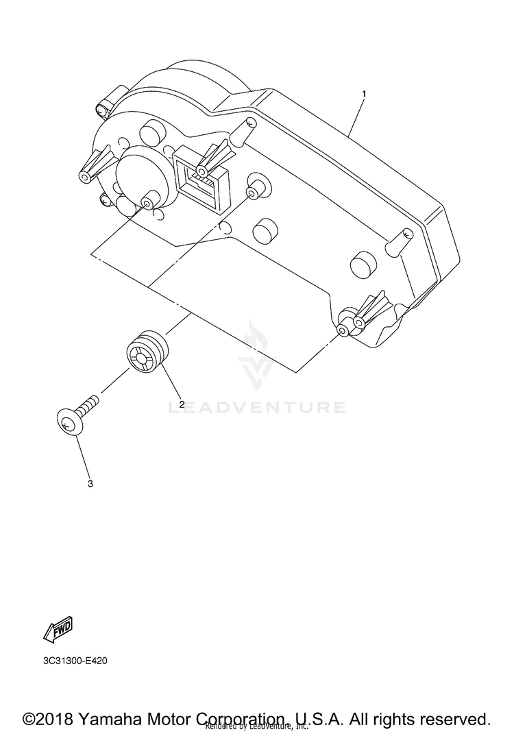 Meter FZ1 - FZS10EC - 2014 Schematic