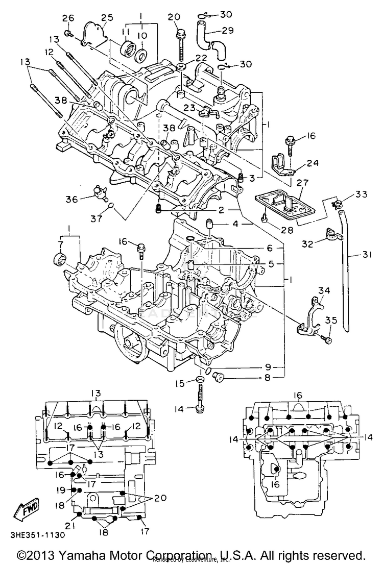Crankcase Schematic