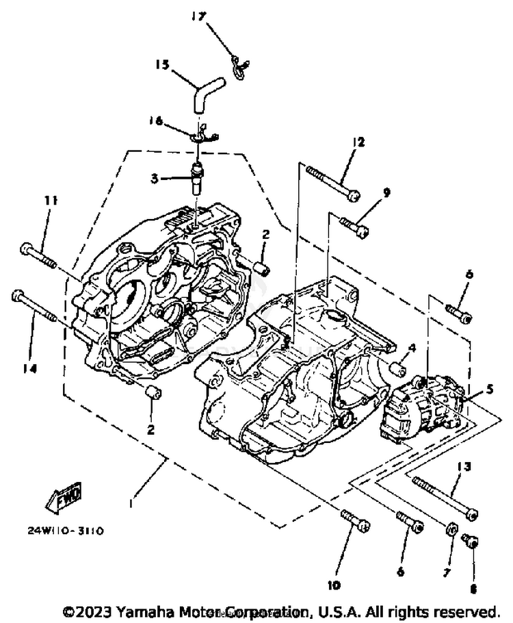 Crankcase Schematic