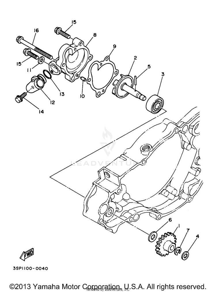 Water Pump Schematic