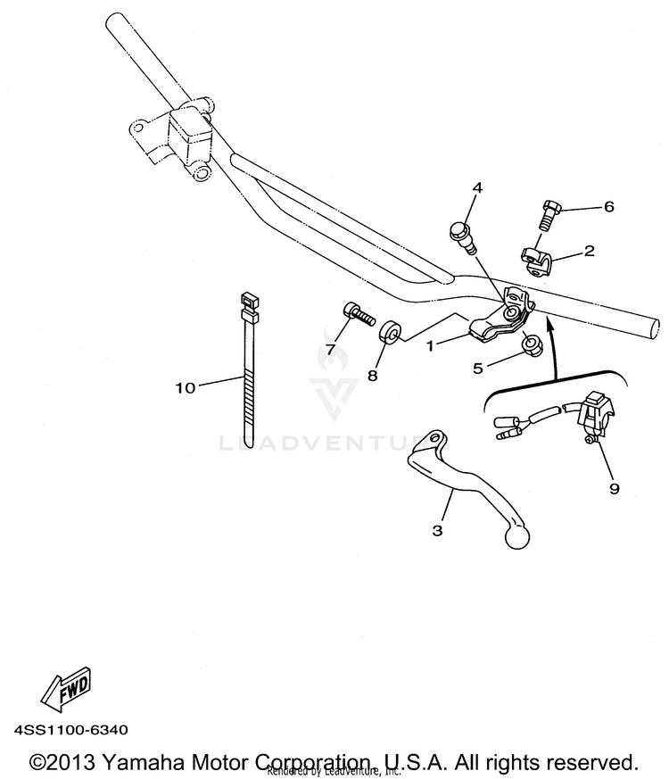 Handle Switch Lever Schematic