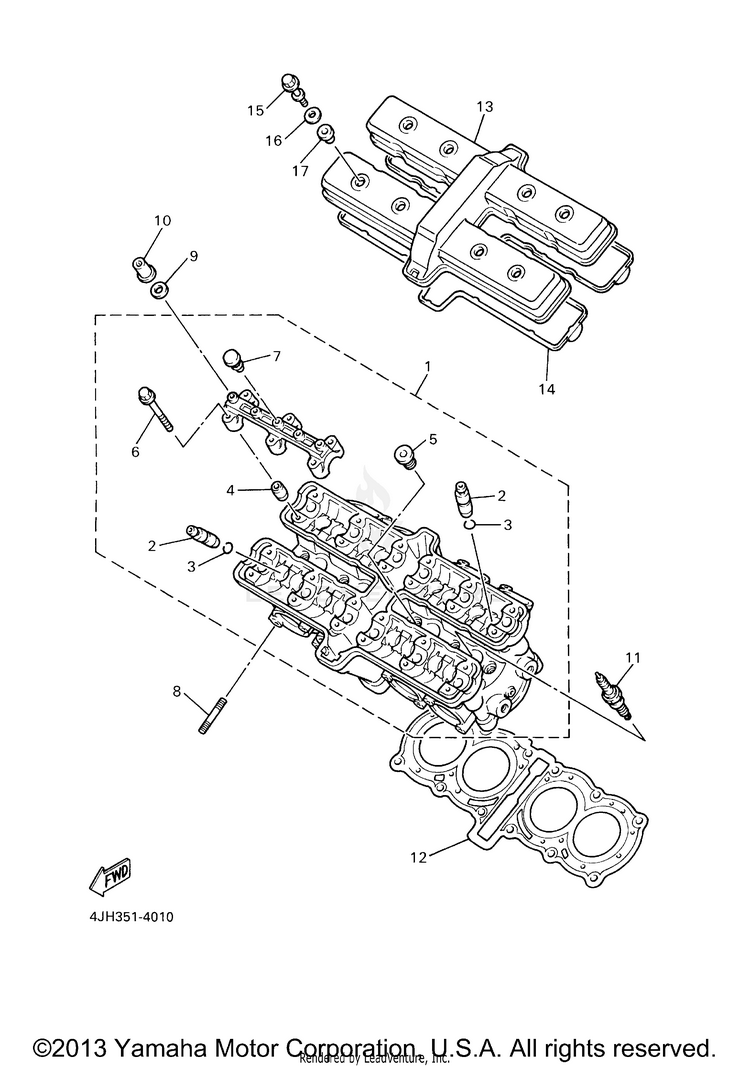 Cylinder Head Schematic
