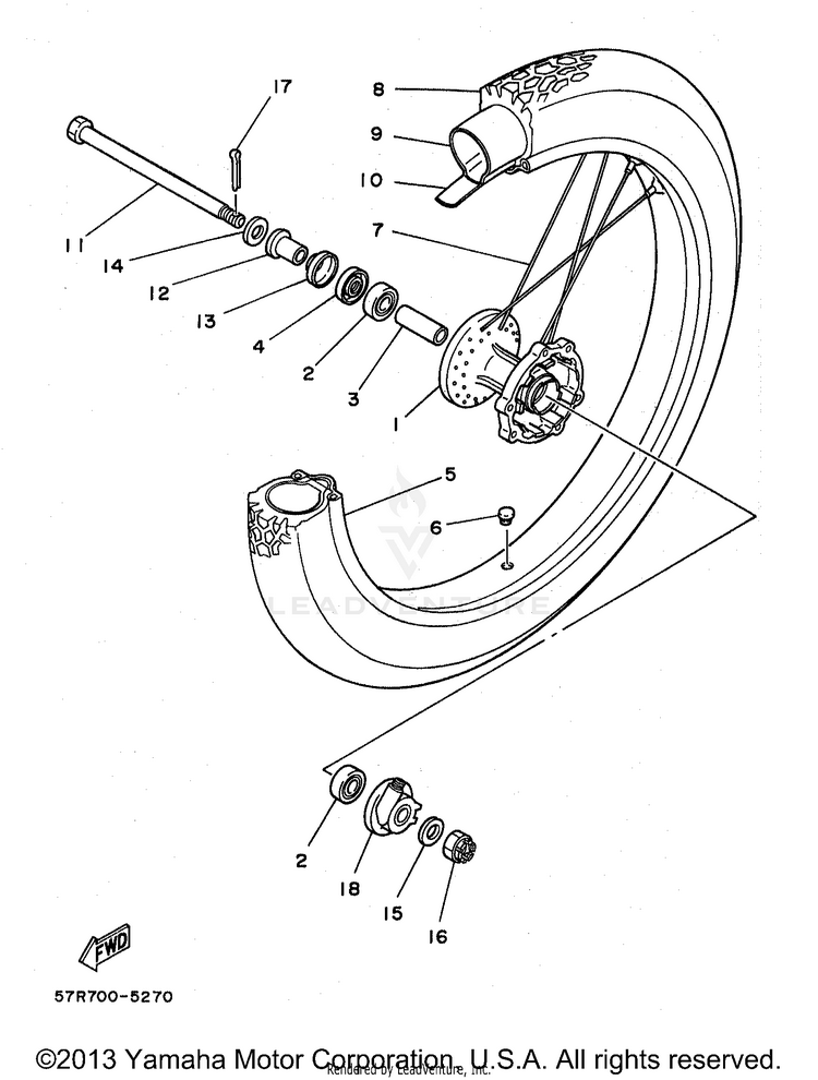 Front Wheel Schematic