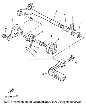 Shift Shaft Schematic