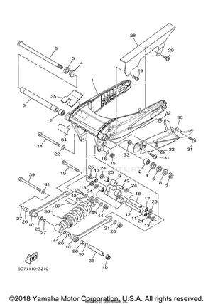 Rear Arm Suspension Schematic
